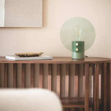 Image of Katia Metal & Glass Table Lamp  Image of Katia Metal & Glass Table Lamp