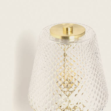 Image of Stiklu Metal & Glass Wall Lamp