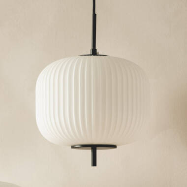 Závěsné Svítidlo z Kovu a Skla Beca