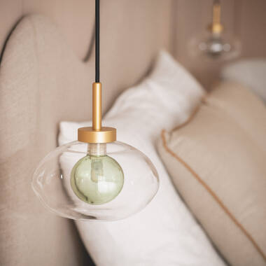 Afbeelding van Hanglamp Aluminium en Glas Hassi