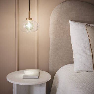 Afbeelding van Hanglamp Aluminium en Glas Hassi