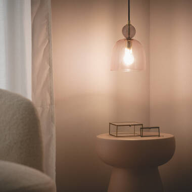 Pendelleuchte aus Metall und Glas Mono-Baudelaire