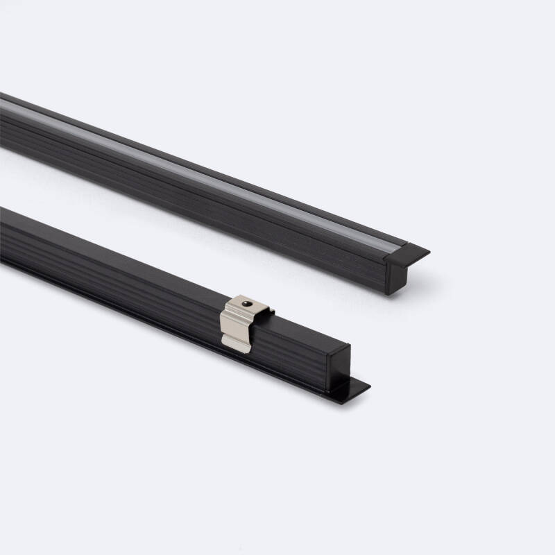 Afbeelding van Inbouw aluminium profiel 2m voor LED-strip tot 6 mm