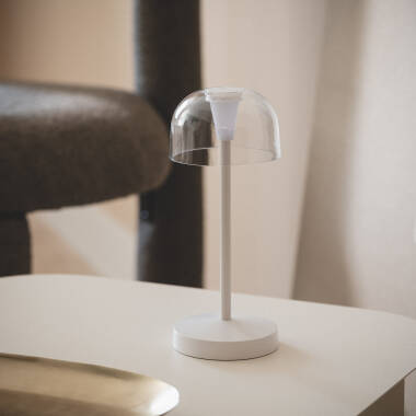 Bild von LED Tischlampe 1W tragbar mit wiederaufladbarem USB-Akku Lendora