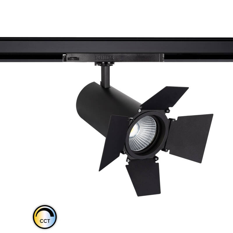 Afbeelding van Railspot LED 3 Fase New 40W CCT Selecteerbaar d'Angelo Zwart PHILIPS Xitanium Cinema