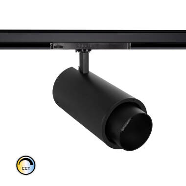 3-Circuit Track LED Spotlight 40W d'Angelo Selectable CCT Black PHILIPS Xitanium Telescopic