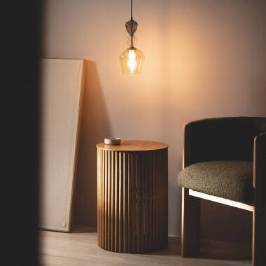 Cailin Metal & Glass Pendant Lamp