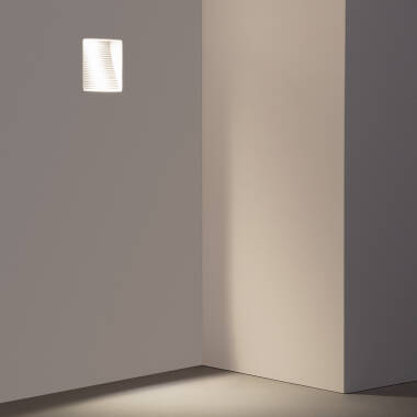 Wandlamp Pleisterwerk/Pladur integratie 2W Zaagmaat 173x145 mm