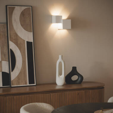 Wandlamp Gips Dupmy Duo