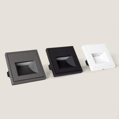 Afbeelding van Baken LED 1W Inbouw Muur Luxe 990 voor universele las doos