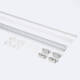 Image de Profilé Aluminium Étanche IP65 Encastré 2 m pour Rubans LED jusqu'à 8 mm