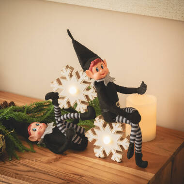 LED-Schneeflocke mit Batterie