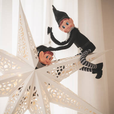 Étoile LED Papier à Piles Araby