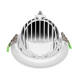 Immagine di Faretto Downlight LED 38W Orientabile Circolare Chip OSRAM 120lm/W LIFUD Foro Ø 170mm