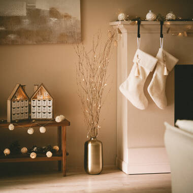 Branches Décoratives LED Bambou Naturel 1,2m Branches Décoratives LED Bambou Naturel 1,2m