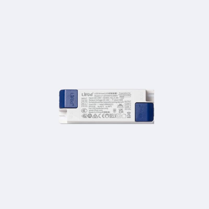 Driver LIFUD 30W Flicker Free 220-240VAC Vers 33-40VDC - Pour Éclairage LED De Qualité