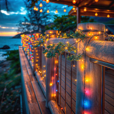 Bild von LED-Girlande Solar Aussen Kabel 12m Bild von LED-Girlande Solar Aussen Kabel 12m