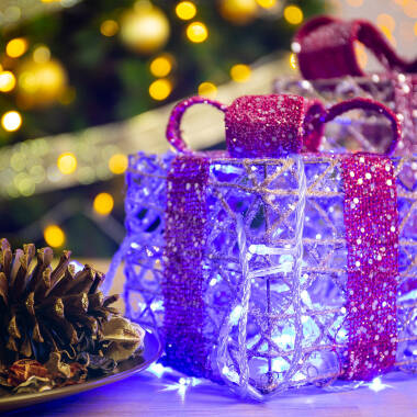 5m Venkovní LED Světelná Girlanda - Řetěz s Baterií