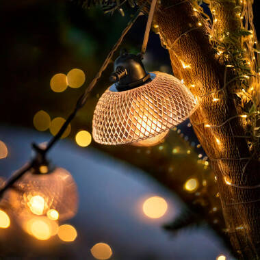 Girlanda Solatna Zewnętrzna LED Żarówki Kodos 6.5m Girlanda Solatna Zewnętrzna LED Żarówki Kodos 6.5m