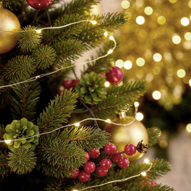 Gold Wire LED Fairy Lights with Battery 5m/10m