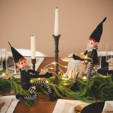 Girlanda LED Gwiazdy Drewniane 2.2m na Baterie