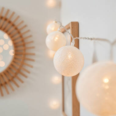 Guirnalda LED 20 Bolas Blanco