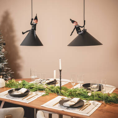 Bild von LED-Pendelleuchte 8W Metall Ø300 mm Elise M Bild von LED-Pendelleuchte 8W Metall Ø300 mm Elise M