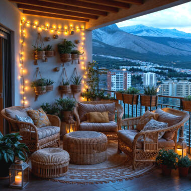 LED-Girlande Aussen Solar Lasan 5m