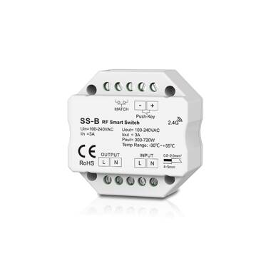 Interruttore ON/OFF SKYDANCE SS-B Compatibile con Pulsante e Telecomando RF