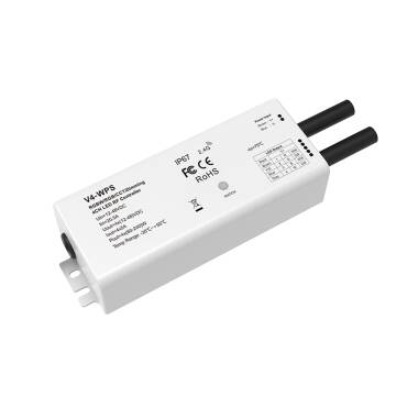 Controller striscia LED monocolore/CCT/RGB/RGBW 12-24V IP67 SKYDANCE V4-WPS Compatibile con telecomando RF