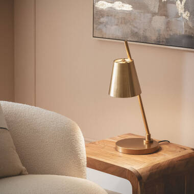 Stolní Lampa z Kovu Bardney