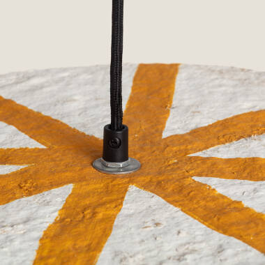 Bild von Pendelleuchte aus Pappmaché Afrah Bild von Pendelleuchte aus Pappmaché Afrah