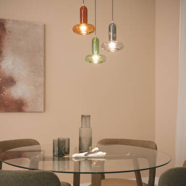 Immagine di Lampada a Sospensione LED 15W Alluminio Fontas 3 Faretti