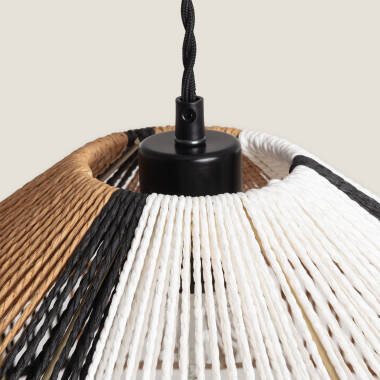 Bild von Pendelleuchte Geflochtenes Papier Dumas