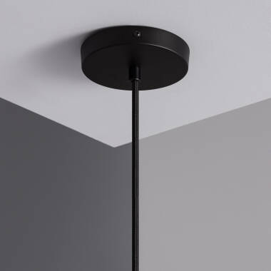 Afbeelding van Hanglamp Stof en Metaal Pointiza