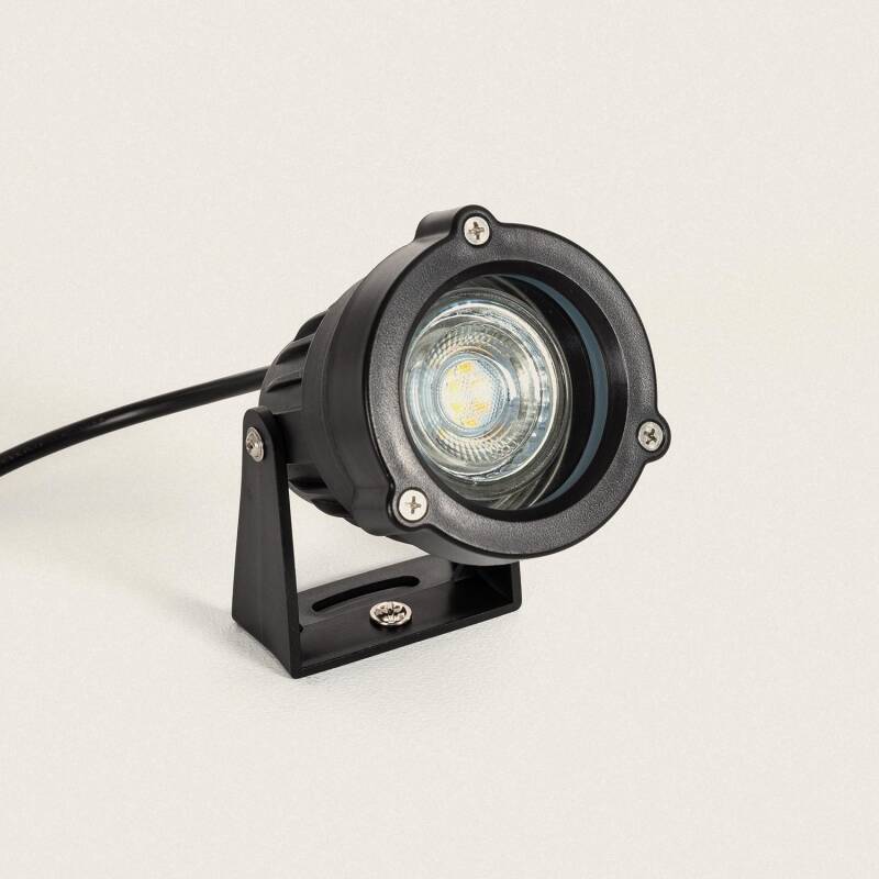 Bild von Wegeleuchte Aussen GU10 Aluminium mit Erdspiess Simba Bild von Wegeleuchte Aussen GU10 Aluminium mit Erdspiess Simba