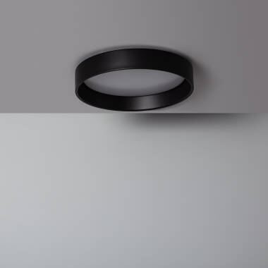 LED-Plafondlamp Metaal  20 W  Ø 450 mm zwart design