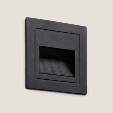 Olite Square 3W Outdoor Recessed LED Wall Light