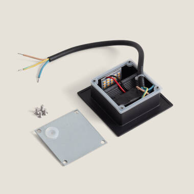 Obrázek Venkovní Nástěnné Vestavné Orientační LED Svítidlo 3W Čtvercové Olite