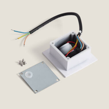 Bild von LED Außenleuchte 3W Einbau Wand Quadratisch Adam