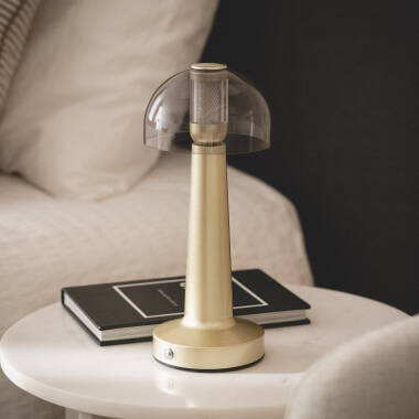 Bild von Tragbare LED Tischlampe mit wiederaufladbarem USB Akku Orsha