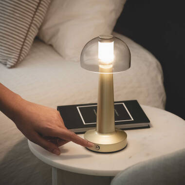 Tragbare LED Tischlampe mit wiederaufladbarem USB Akku Orsha