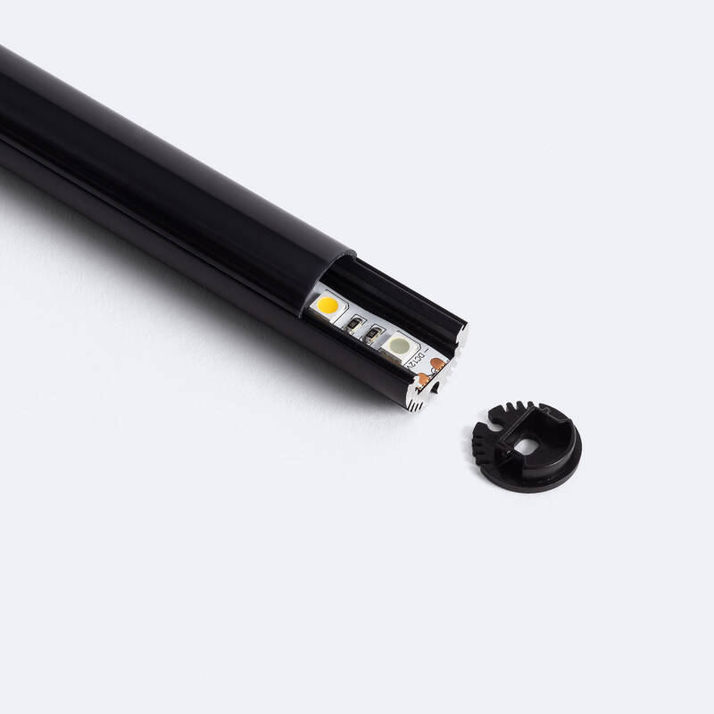 Bild von Aluminiumprofil Hängend Rund für LED Streifen bis 11 mm