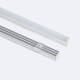 Bild von Aluminiumprofil Aufbau für LED Streifen bis 13 mm mit durchgehender Abdeckung