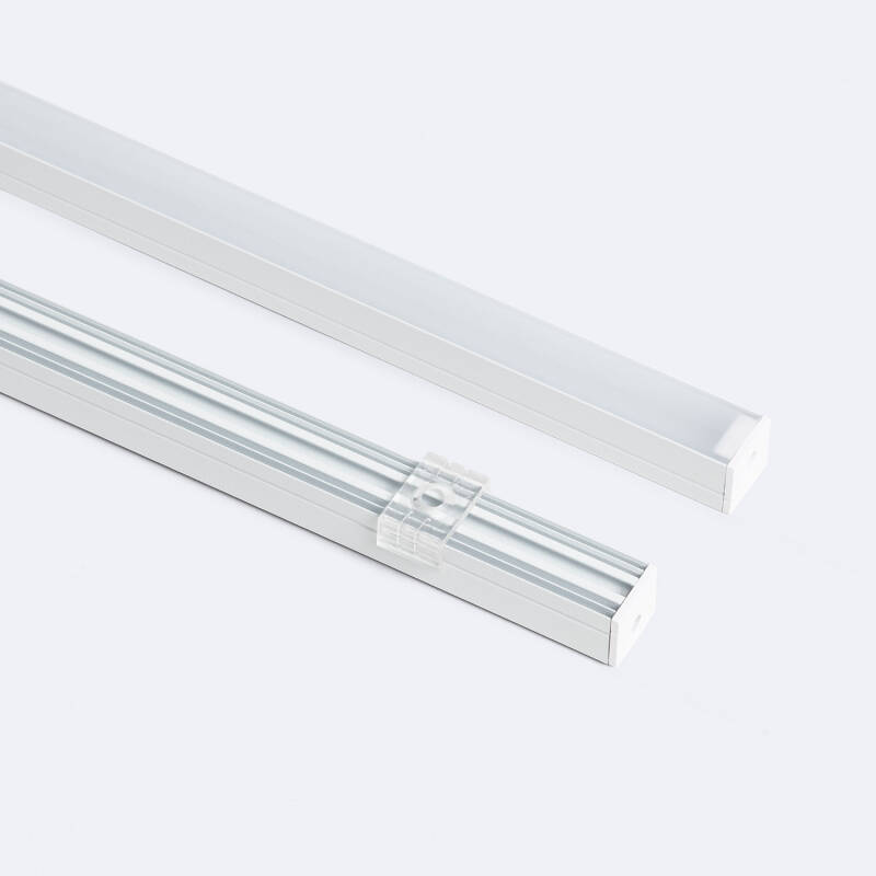 Bild von Aluminiumprofil Aufbau für LED Streifen bis 13 mm