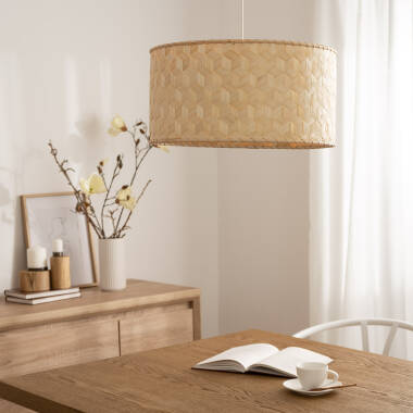 Pendelleuchte aus Rattan Naradia