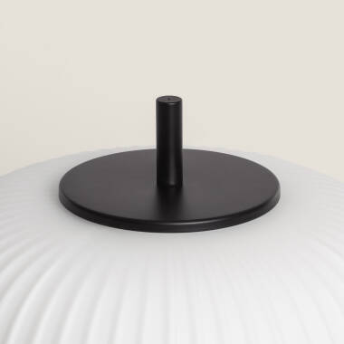 Bild von Tischlampe Metall und Glas Beca