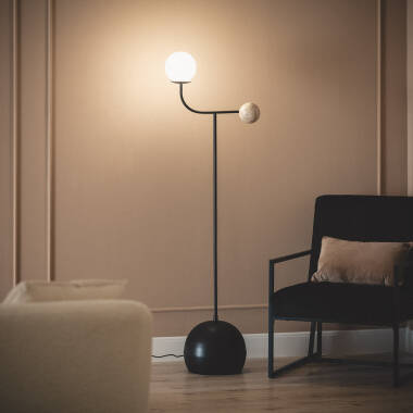 Stojací Lampa z Kovu Bradwall