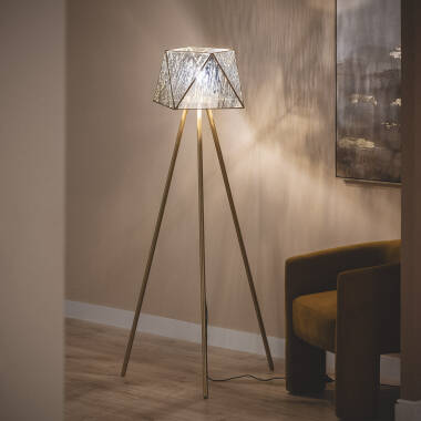 Bild von Stehleuchte Metall und Glas Mattina 