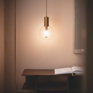 Bild von LED Pendelleuchte 5W Metall und Glas Ludvika